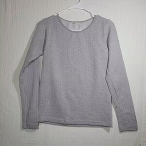 Bella Seamless Womens Gray Stretch Size M